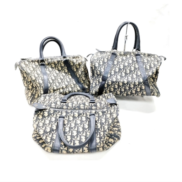 Christian Dior Hand Bag Shoulder Bag Canvas PVC Canvas - Picture 1 of 4